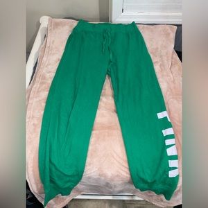 Green Pink Joggers